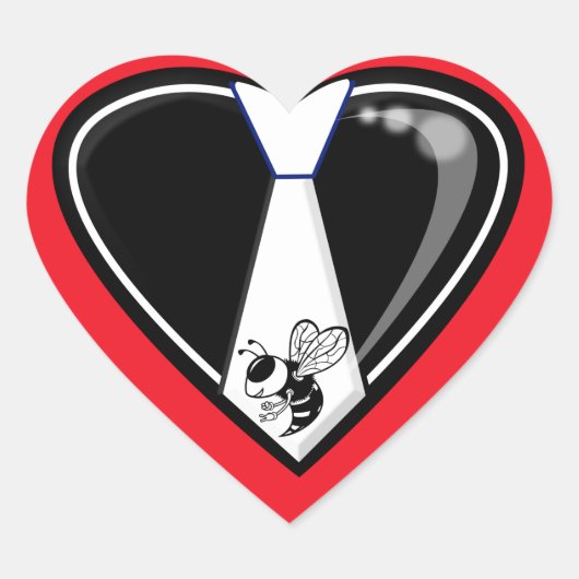 STICKER CŒUR TYBEE LOVE (Devant)