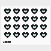Sticker Cœur Unicorn Love (Feuille)