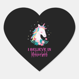 STICKER CŒUR UNICORN MAGIC