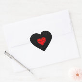 Sticker Cœur Unicorne (Enveloppe)
