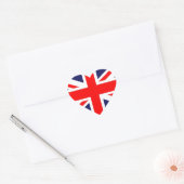 Sticker Cœur Union Jack (Enveloppe)