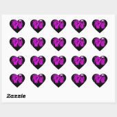 Sticker Cœur Unité, Amour et Paix, Ensemble_ (Feuille)