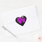 Sticker Cœur Unité, Amour et Paix, Ensemble_ (Enveloppe)