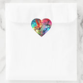 Sticker Cœur Univers (Sac)