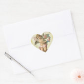 Sticker Cœur Valentine Cherub (Enveloppe)