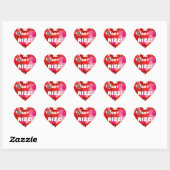 Sticker Cœur Valentine Heart Pop (Feuille)