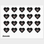 Sticker Coeur Vampire Groom (Feuille)
