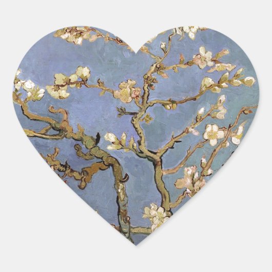 Sticker Cœur Van Gogh Almond Blossom (Devant)