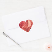 Sticker Cœur Vapeur de Ribeye de viande crue (Enveloppe)