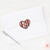 Sticker Cœur Vegan Flower (Enveloppe)