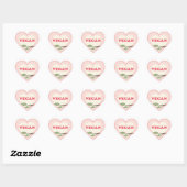 Sticker Cœur Vegan Heart (Feuille)