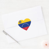Sticker Cœur Venezuela Drapeau patriotique (Enveloppe)