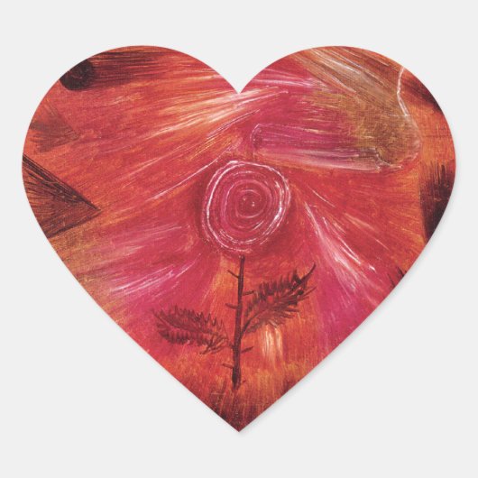 Sticker Cœur Vent rose (Devant)