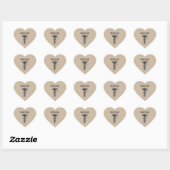STICKER CŒUR VEUX BAISER (Feuille)