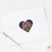 Sticker Cœur Vierge de Guadalupe (Enveloppe)