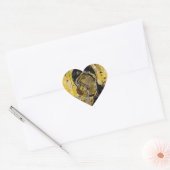 Sticker Cœur Vierge de l'icône ukrainienne de Kiev Madonna (Enveloppe)