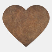 Sticker Cœur Vieux Monde Faux Leather (Devant)