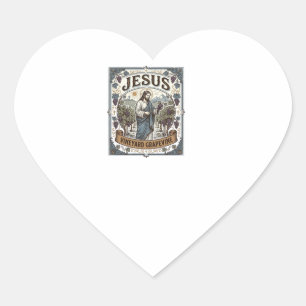 Sticker Cœur Vigne de Jésus Vigne de Jésus Vigne de Jésus Vigne