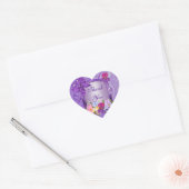 Sticker Cœur Violet (Enveloppe)