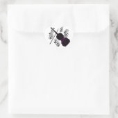 Sticker Cœur Violon, amour cinglé_ (Sac)