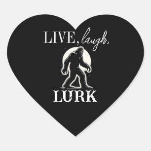 Sticker Cœur Vis, Rires, Lurk