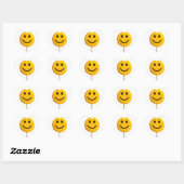 Sticker Cœur visage souriant (Feuille)