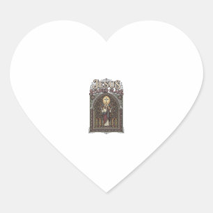 Sticker Cœur Vitraux de Jésus Vitraux de Jésus Cathédrale