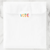 Sticker Cœur Vote coloré (Sac)