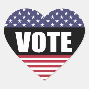 STICKER CŒUR VOTER