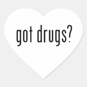 Sticker Cœur vous avez des médicaments ?