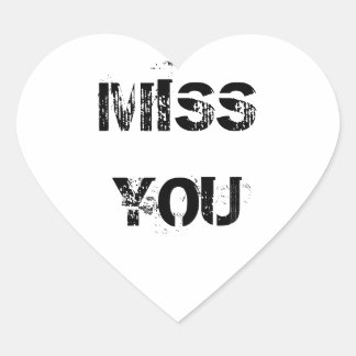 STICKER CŒUR VOUS MANQUEZ