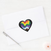Sticker Cœur Vous Pouvez Être Vous-Même Avec Moi, LGBT Transgen (Enveloppe)