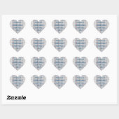 Sticker Cœur Weave Love (Feuille)