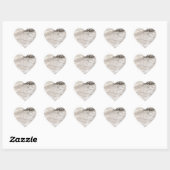 Sticker Cœur White Birch (Feuille)