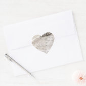 Sticker Cœur White Birch (Enveloppe)