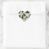 Sticker Cœur White Oxeye Daisy Meadow (Sac)