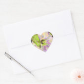 Sticker Cœur Wild Morning Glory par Alexandra Cook (Enveloppe)