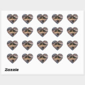 Sticker Cœur Winter Wonderland (Feuille)