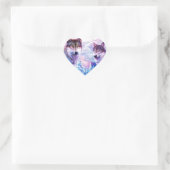 Sticker Cœur Wolf Family (Sac)