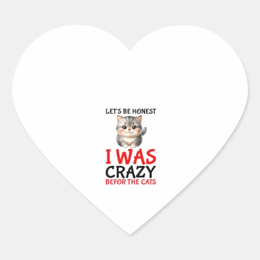 Sticker Cœur Womens Candy Just Give Me Cats drôle design (Devant)