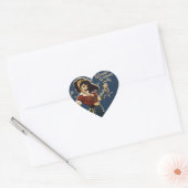 Sticker Cœur Wonder Woman Bombshell (Enveloppe)