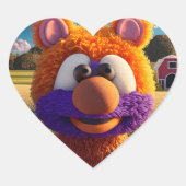 Sticker Cœur xooribous (Devant)