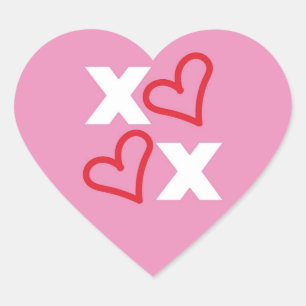 Sticker Coeur XOXO