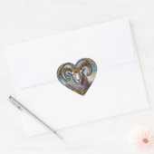 Sticker Cœur Zodiaque - Bélier le Bélier (Enveloppe)