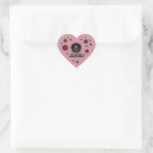 Sticker Cœur Zombie Heart pink (Sac)