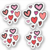 Sticker Coeurs (Devant)