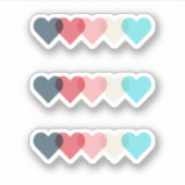 Sticker Coeurs (Devant)