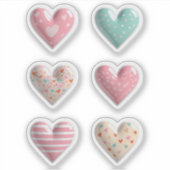 Sticker Coeurs brillants (Devant)