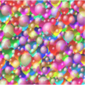 Sticker Coeurs colorés (Devant)