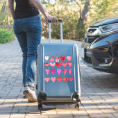 Sticker Coeurs d'aquarelle et deux Gnomes (Valise Insitu)